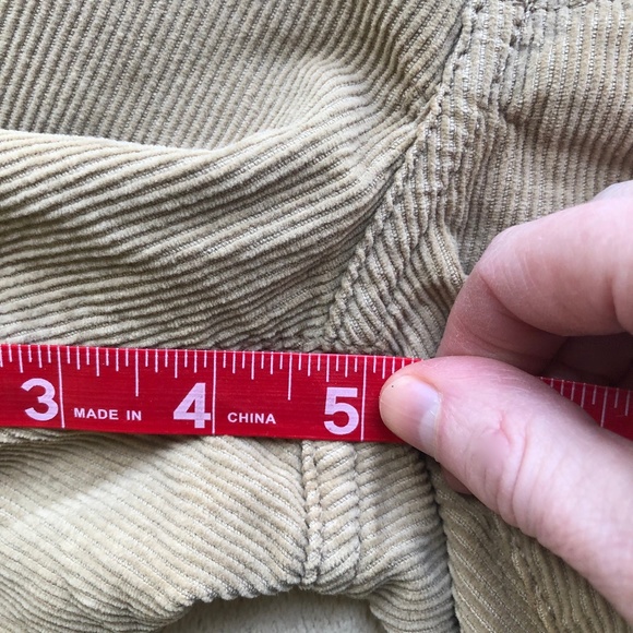 Lucky Brand Khaki Corduroy Roll-cuffed Shorts - Picture 9 of 9